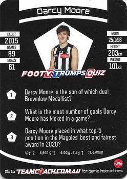 2021 Team Coach AFL #14 Darcy Moore Back